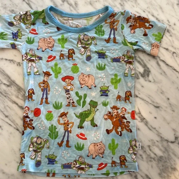 Little Sleepies OG Disney Pixar Toy Story Short Sleeve & Shorts Pajama Set - Picture 2 of 5